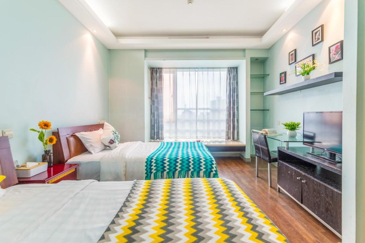 Shanghai Jiarong Hotel Apartment Luaran gambar
